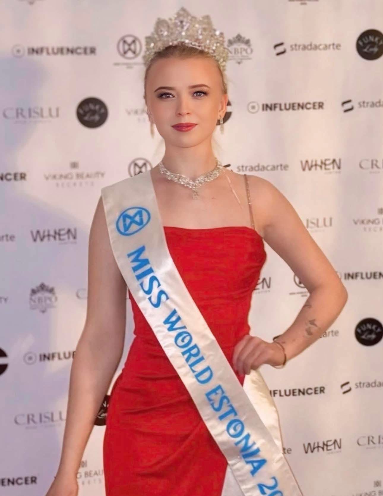 Henel Vare — Miss World Estonia 2025, representing Estonia in Vietnam